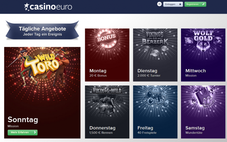 Casino Euro Bonus