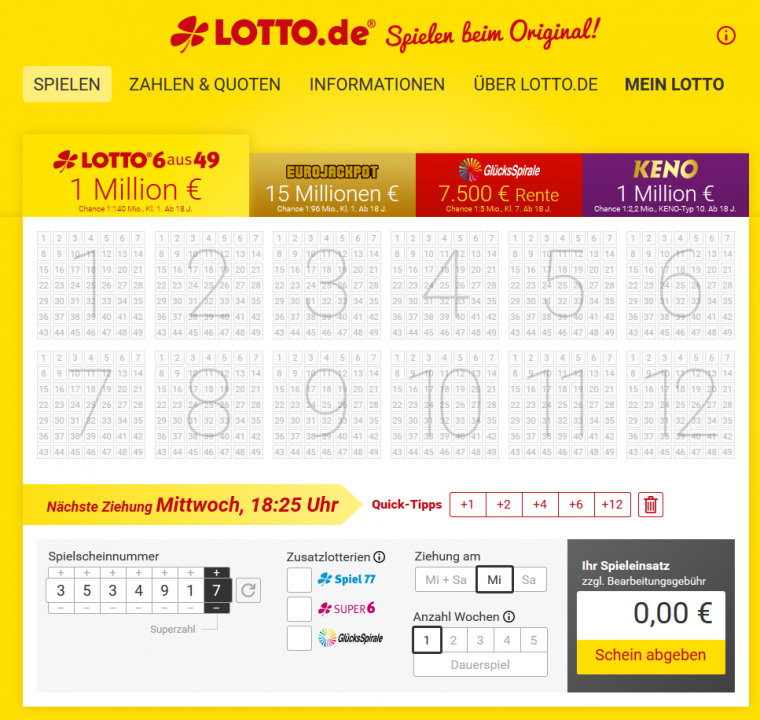Lotto.De Online